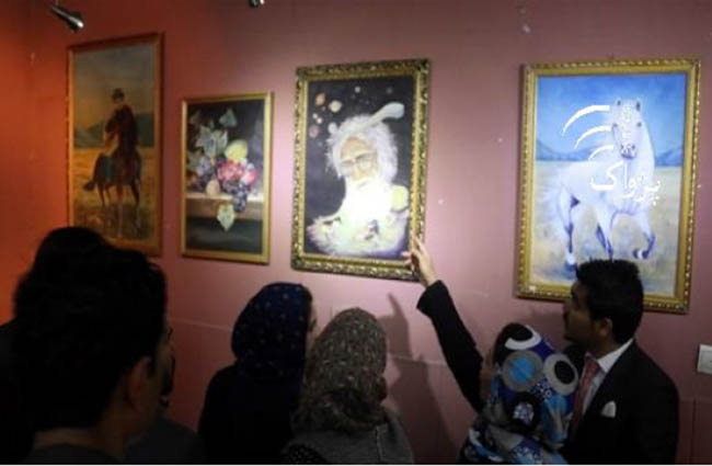 نمايشگاه يک روزۀ نقاشى در نگارستان ملى برگزار شد